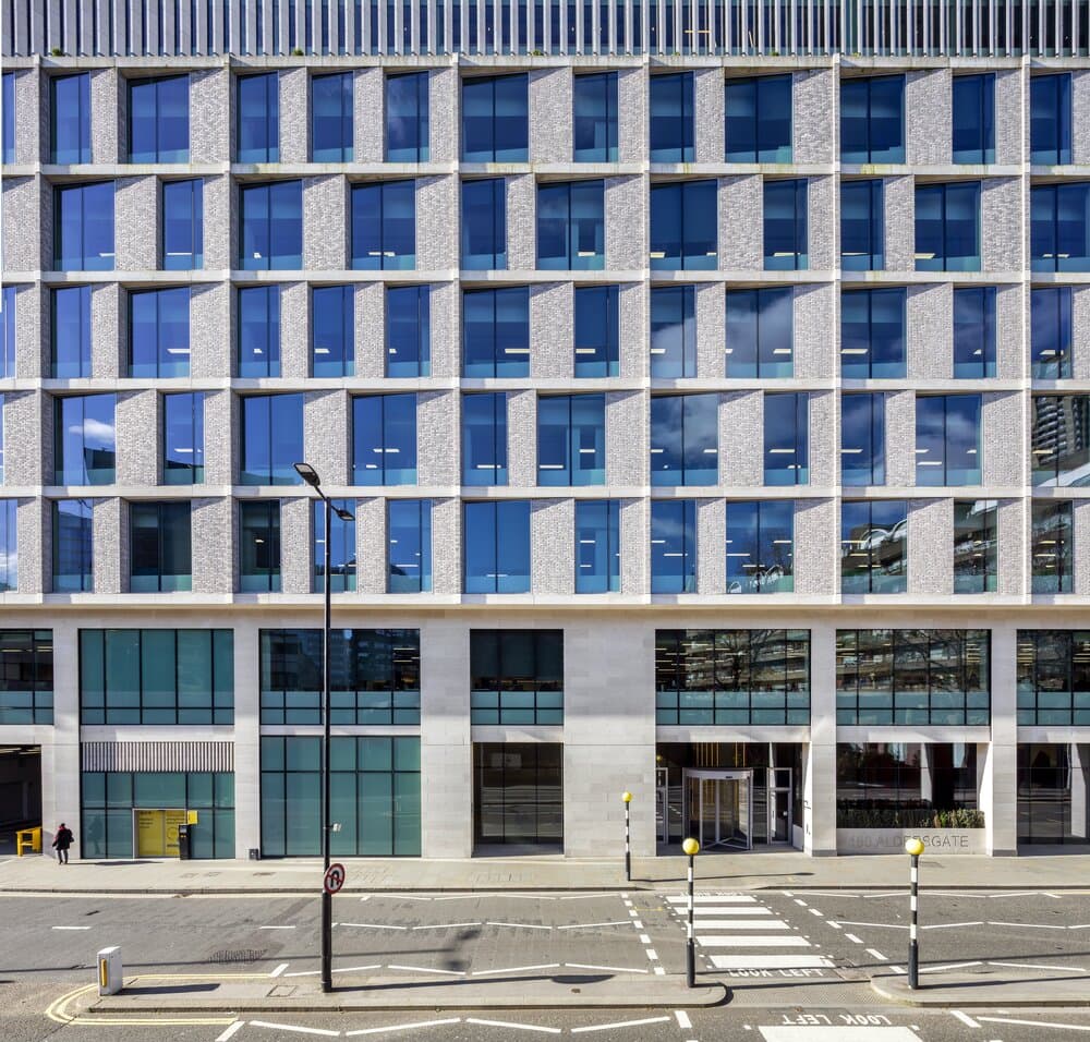 160 Aldersgate, a City of London office building, shot by Biztour