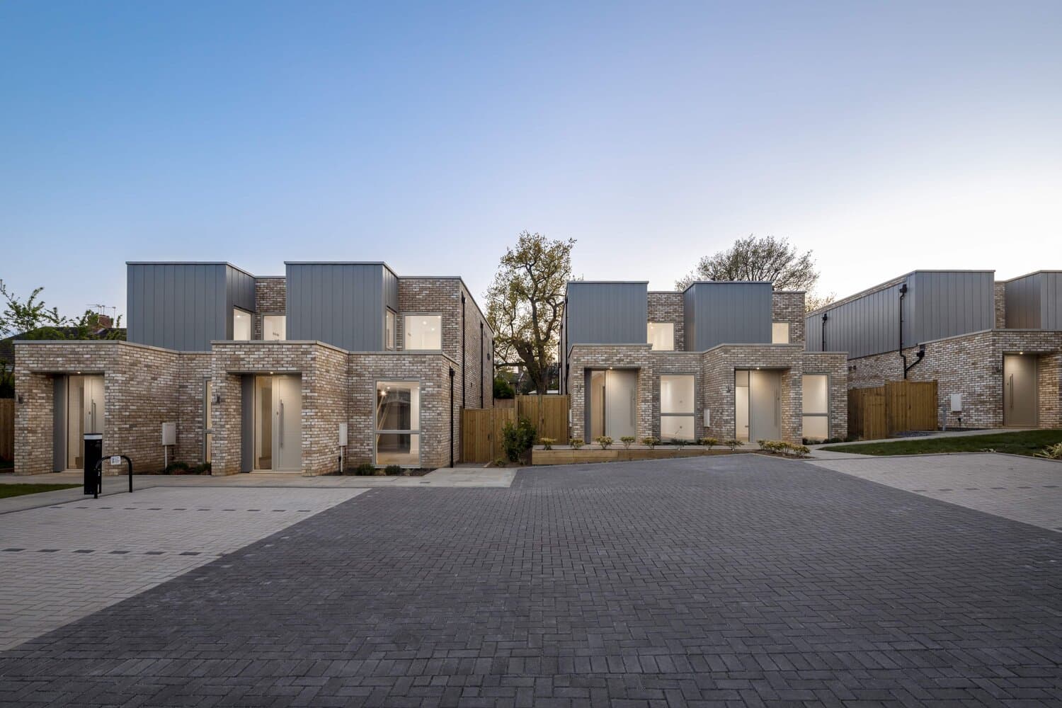 Twilight exterior of an ARCO Developments scheme