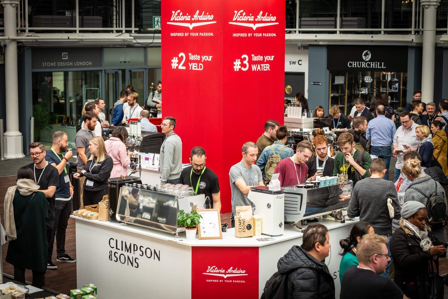 The show floor at Caffè Culture 2019