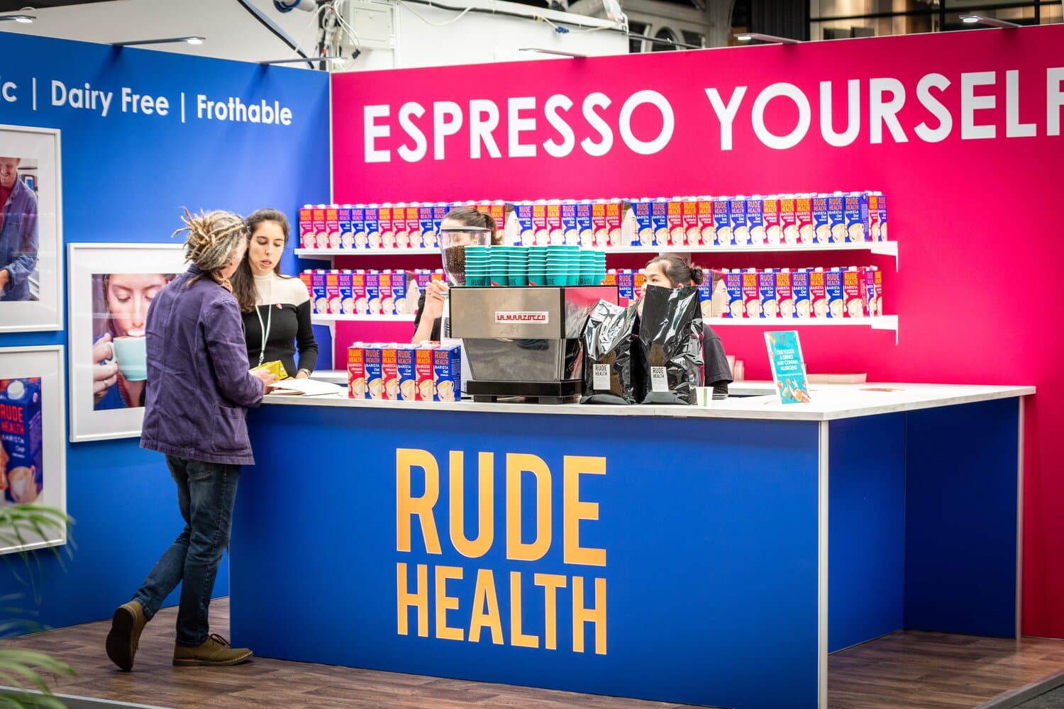 Exhibitor stands at Caffè Culture 2019