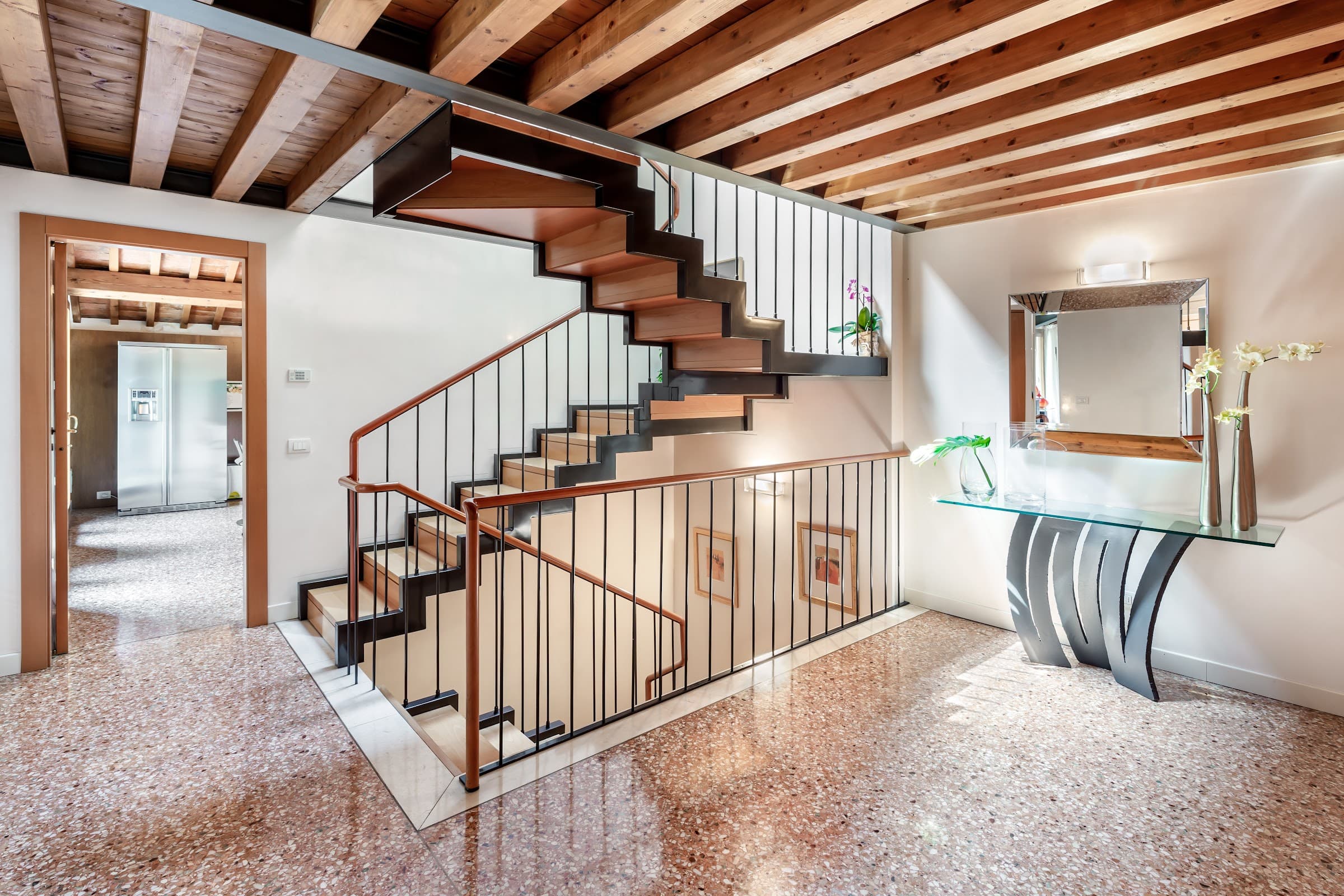 Inside the main apartment at Santa Caterina Villa, shot for their tour