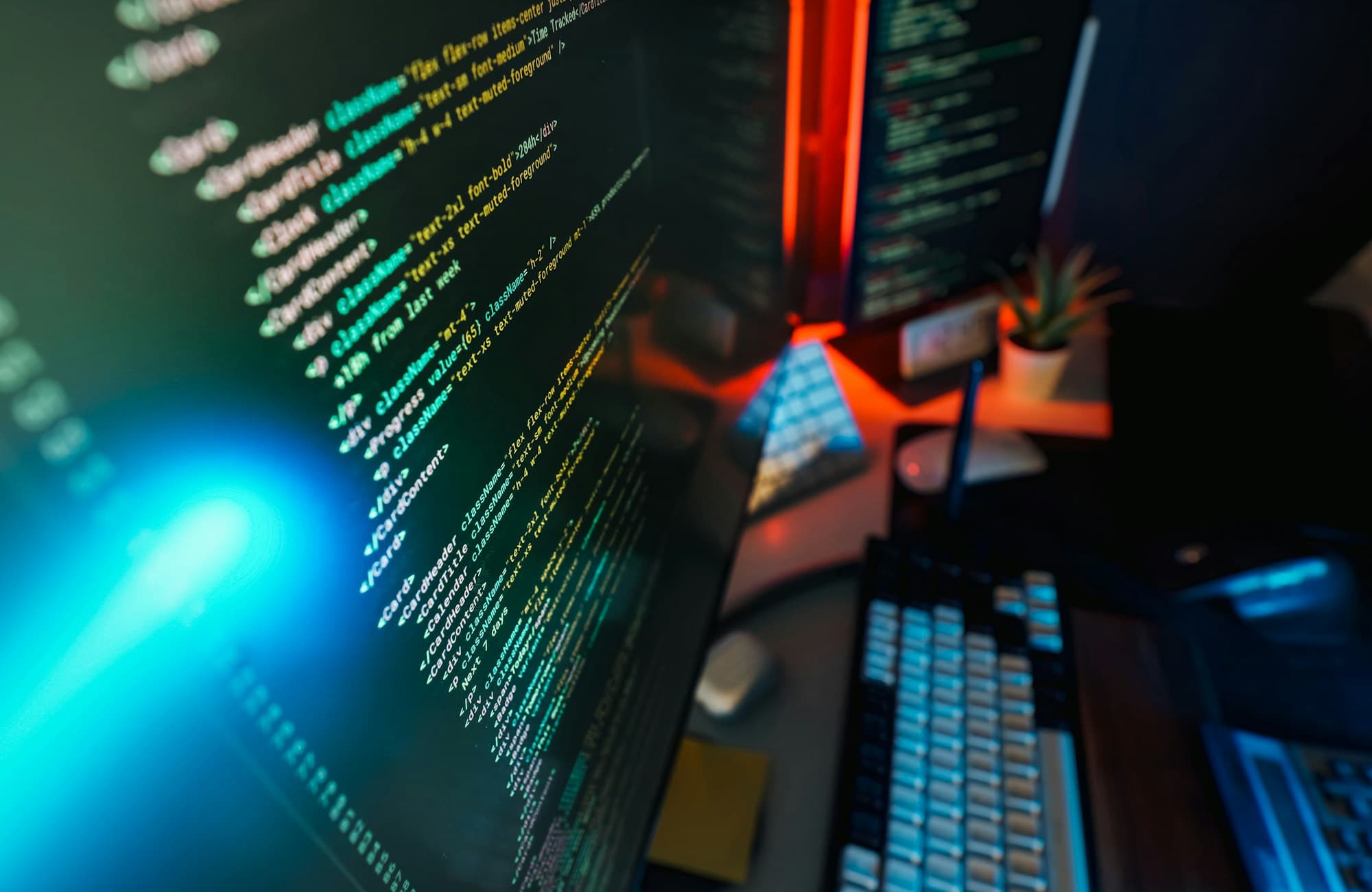 Lines of code displayed on a computer screen
